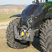 Valtra T235 Active forestry engine hood protection